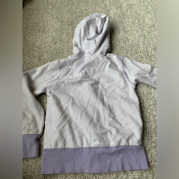 🎆🎇3for$9 Girls Disney Little Mermaid Zip up hoodie- size 7- white and purple - Picture 7 of 7